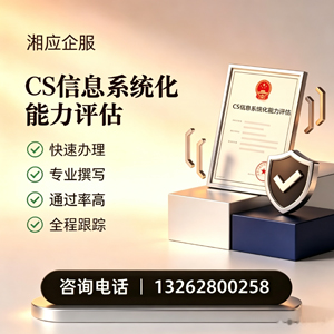 承德CS信息系统化能力评估申报服务