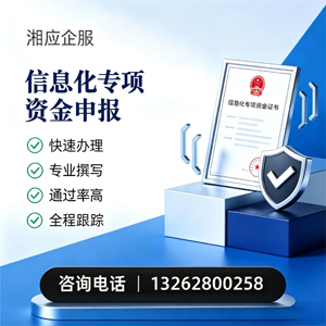 承德信息化专项资金申报服务