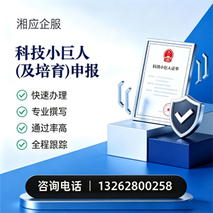 承德科技小巨人及培育企业申报服务