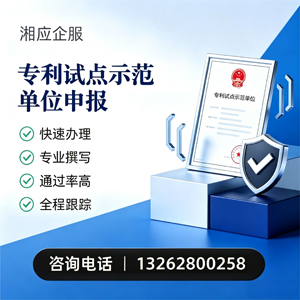 承德专利试点示范单位申报服务