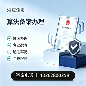 承德算法备案申报服务