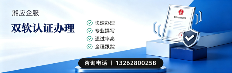 承德双软认证申报服务